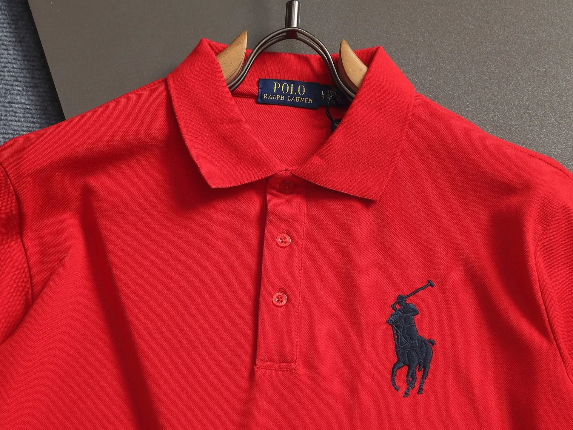 POLO Classic logo ， Retro Same Style Versatile : White Black Blue Gray Red Size：M L XL XXL XXXL